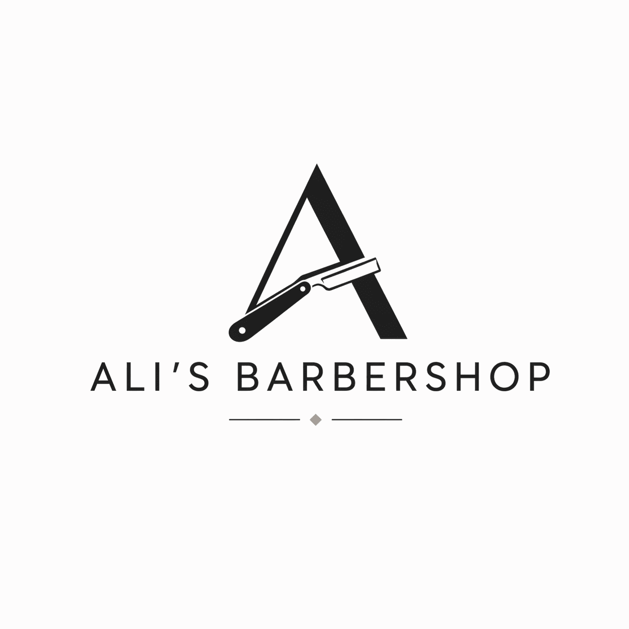 Ali's Barbershop logo